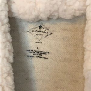 St. John's Bay Tops - Sweatshirt/cardigan St. John's Bay Tops - Sweatshirt/cardigan